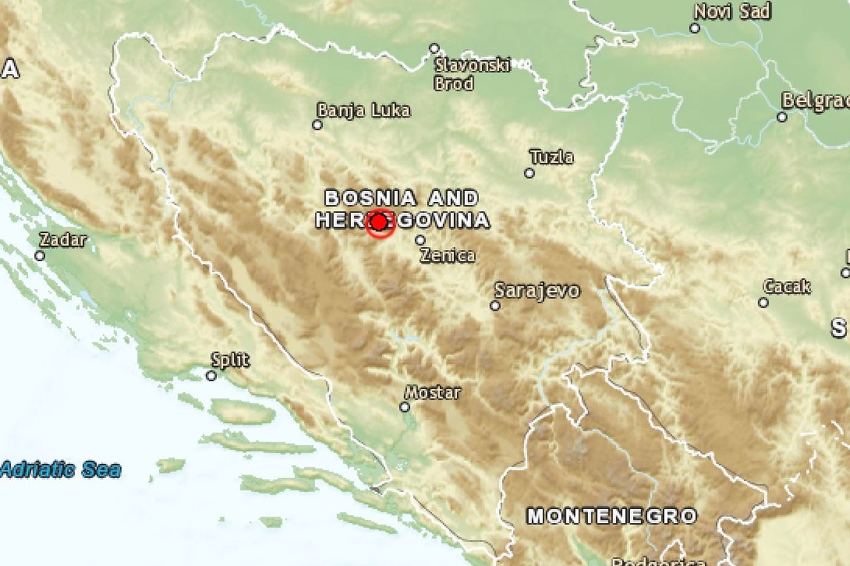 Jak zemljotres pogodio centralno područje BiH, treslo se i u Sarajevu