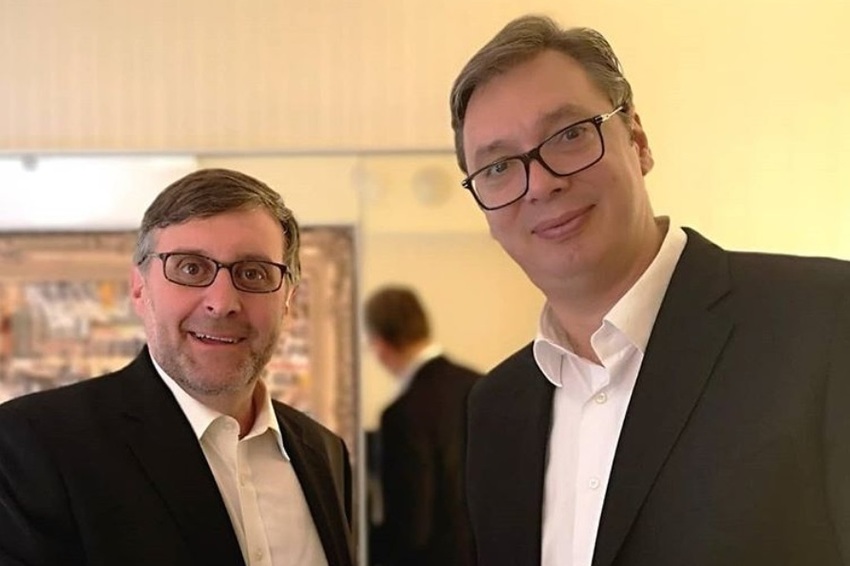 Matthew Palmer i Aleksandar Vučić