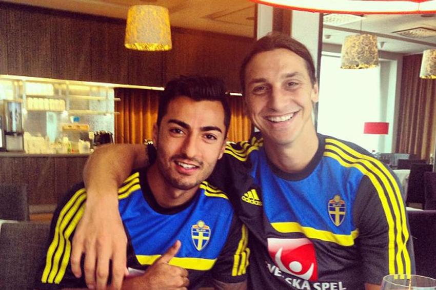 Hamad i Ibrahimović (Foto: Instagram)
