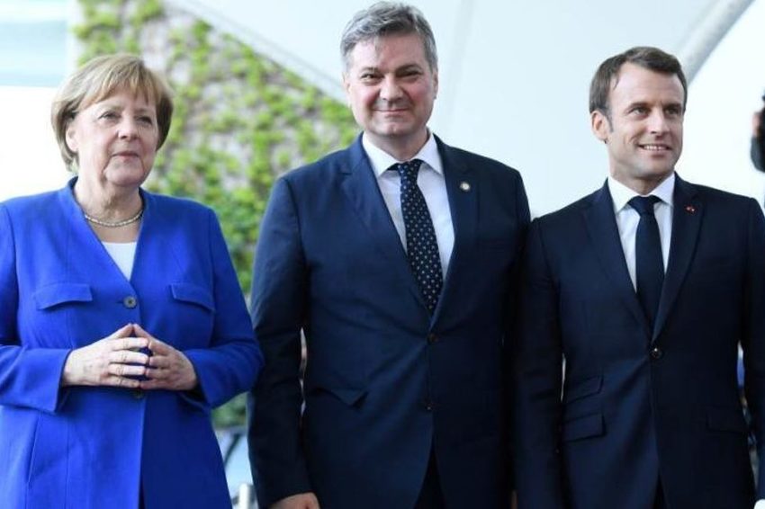 Merkel, Zvizdić, Macron
