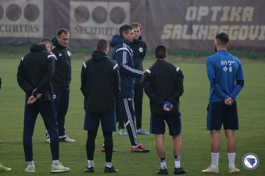 Marinović na treningu (Foto: NS BiH)