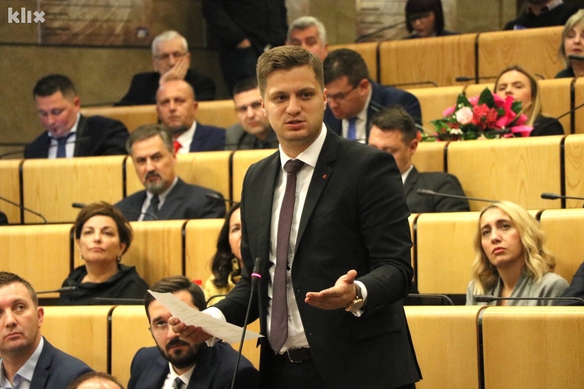 Irfan Čengić, zastupnik SDP-a u Zastupničkom domu Parlamenta FBiH (Foto: H. M./Klix.ba)