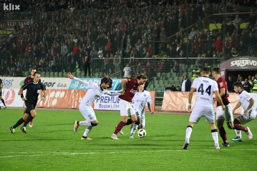 Detalj s prošlog derbija koji je odigran na stadionu Koševo (Foto: H. M./Klix.ba)