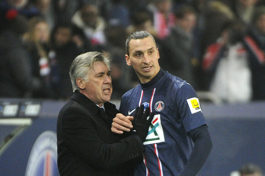 Carlo Ancelotti i Zlatan Ibrahimović (Foto: EPA-EFE)