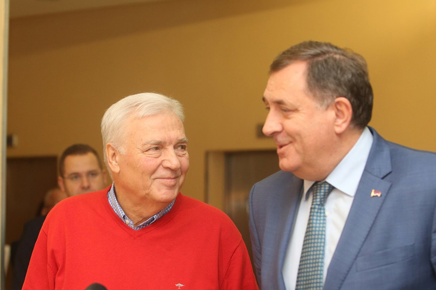 Marko Pavić i Milorad Dodik (Foto: Siniša Pašalić/RAS Srbija)