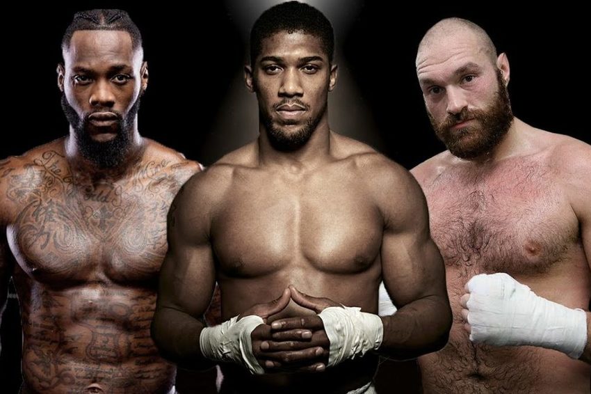 Deontay Wilder, Anthony Joshua i Tyson Fury