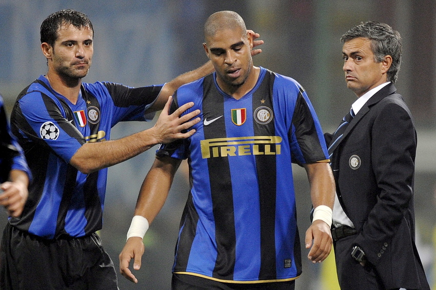 Mourinho, Adriano i Stanković (Foto: EPA-EFE)