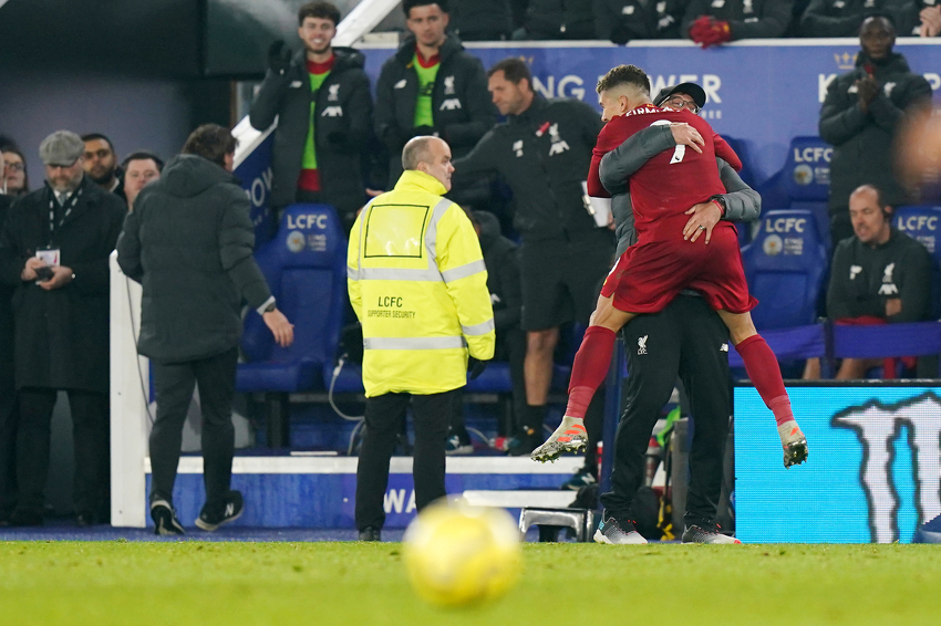 Klopp i Firmino (Foto: EPA-EFE)