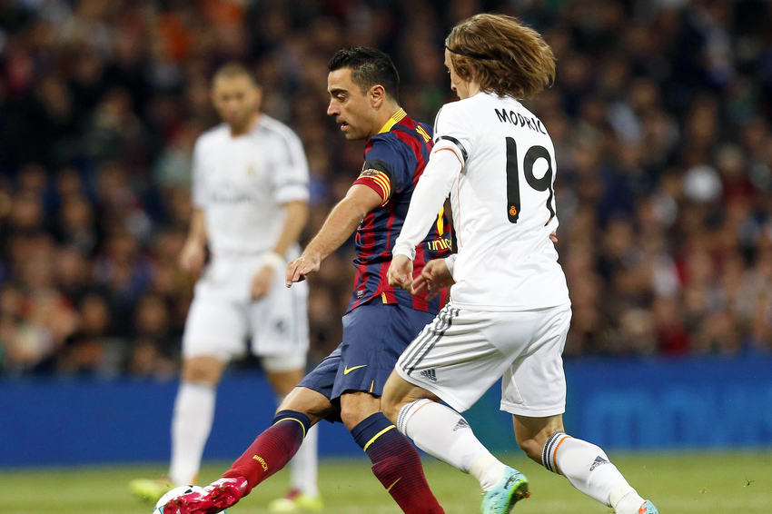 Xavi i Luka Modrić (Foto: EPA-EFE)