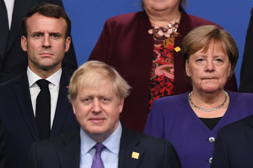 Macron, Johnson i Merkel (Foto: EPA-EFE)