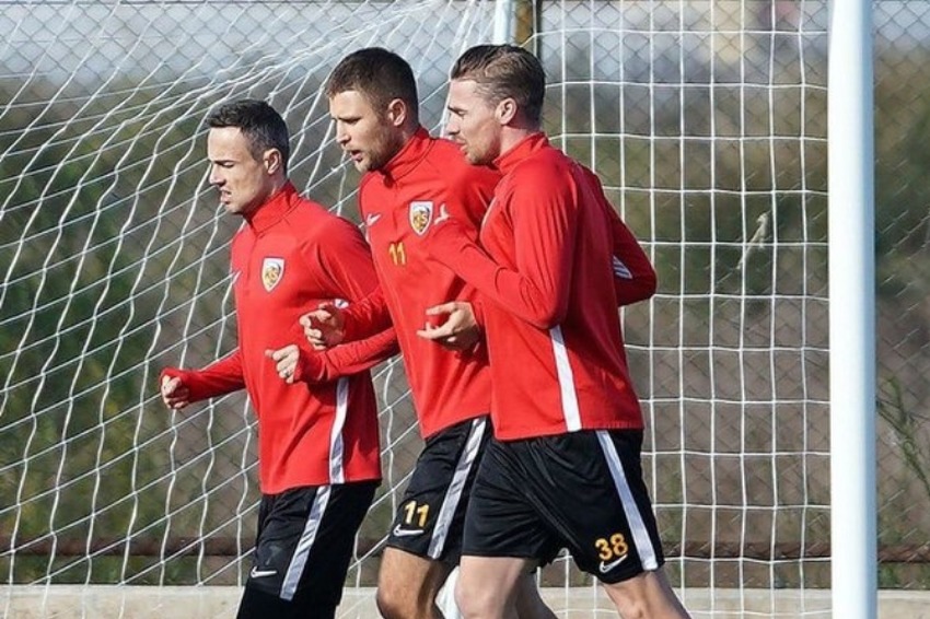 Zoran Kvržić (lijevo) na treningu Kayserispora (Foto: Twitter)