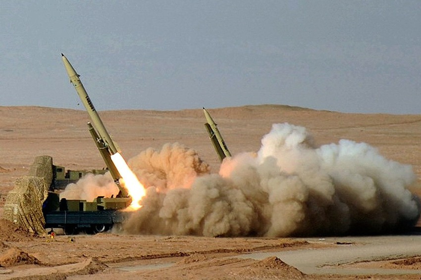 Tip rakete Fateh 110 koje su ispaljene na američke baze u Iraku (Foto: Twitter)