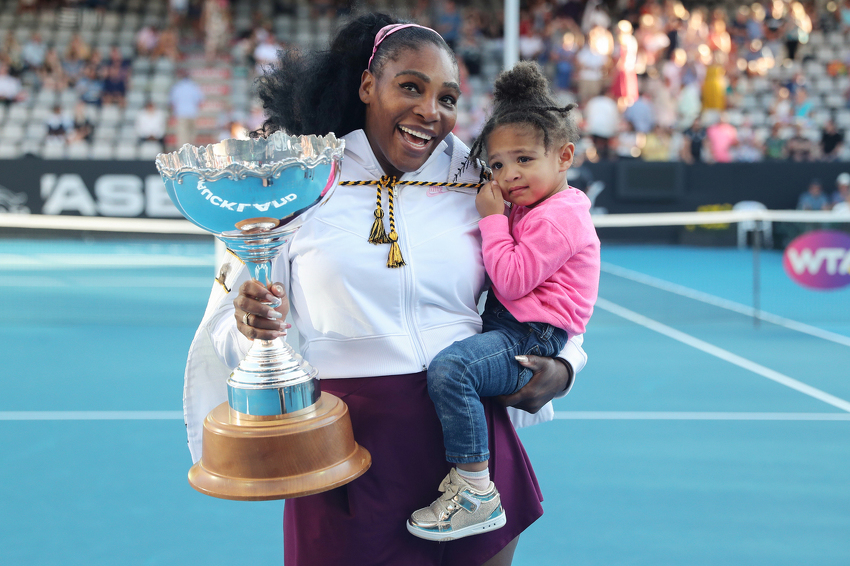 Serena Williams s kćerkicom (Foto: AFP)