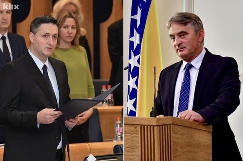Denis Bećirović i Željko Komšić (Foto: Klix.ba)