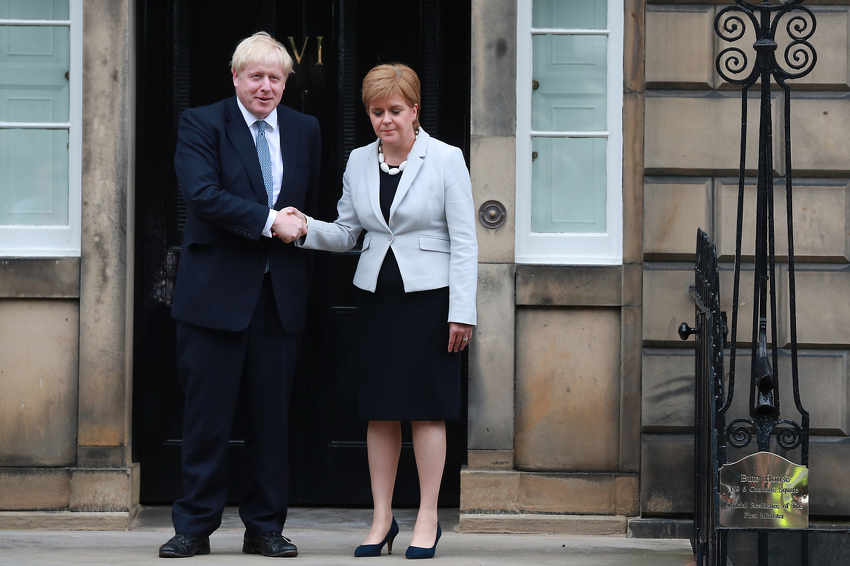 Boris Johnson i Nicole Sturgeon