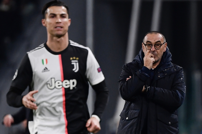 Maurizio Sarri (desno) i Cristiano Ronaldo (lijevo) (Foto: AFP)