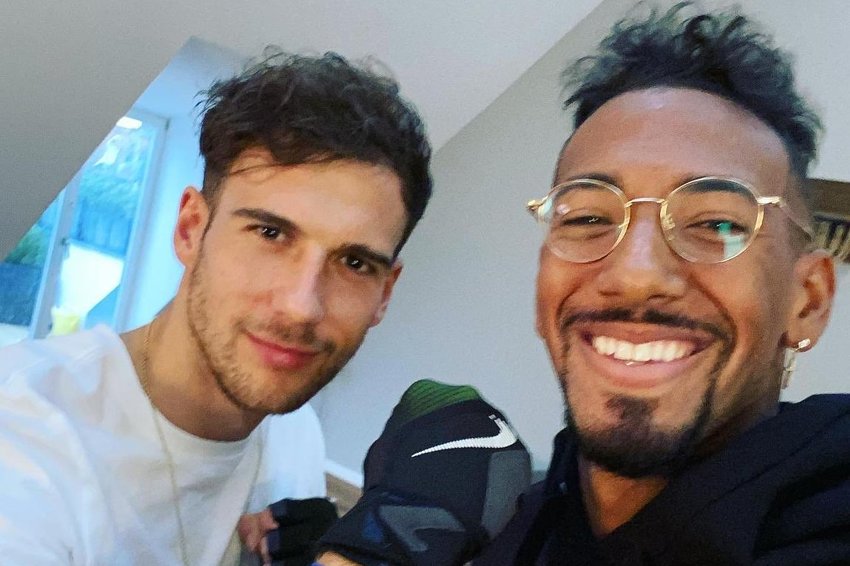 Foto: Twitter (Goretzka i Boateng)