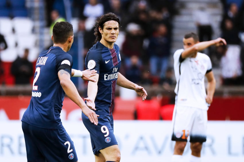 Silva i Cavani (Foto: EPA-EFE)