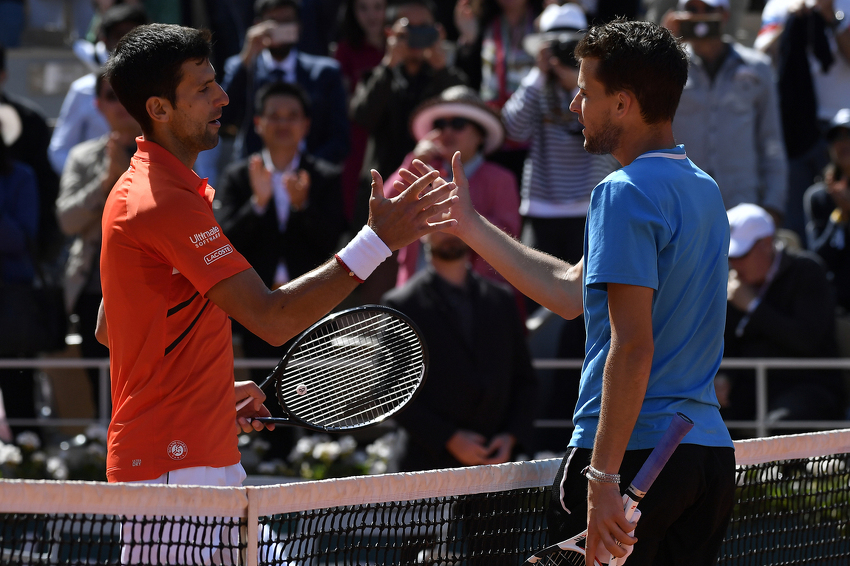 Novak Đoković i Dominic Thiem (Foto: EPA-EFE)