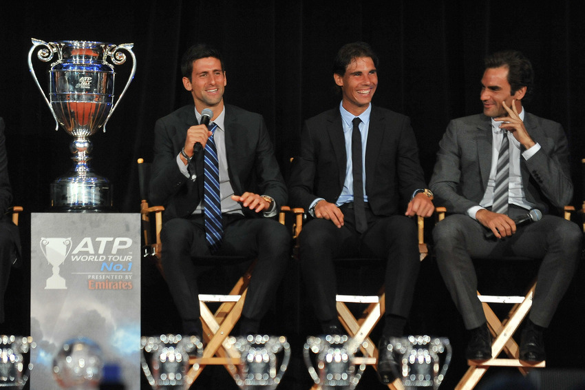 Đoković, Nadal i Federer (Foto: AFP)