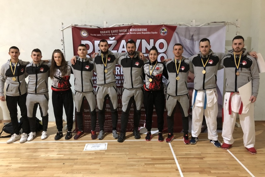 Karate klub Champion najuspješniji na Državnom prvenstvu