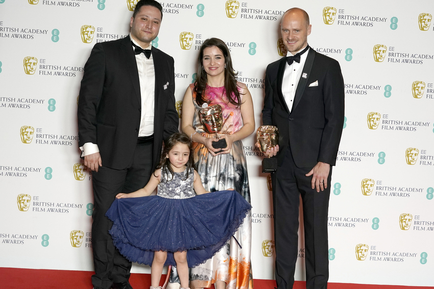 Waad al-Kateab i Edward Watts sa BAFTA nagradama (Foto: EPA-EFE)