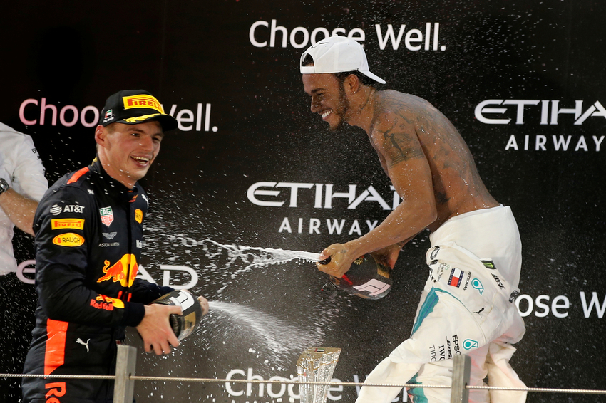 Max Verstappen i Lewis Hamilton (Foto: EPA-EFE)