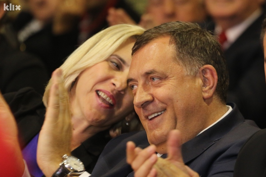 Željka Cvijanović i Milorad Dodik (Foto: D. S./Klix.ba)