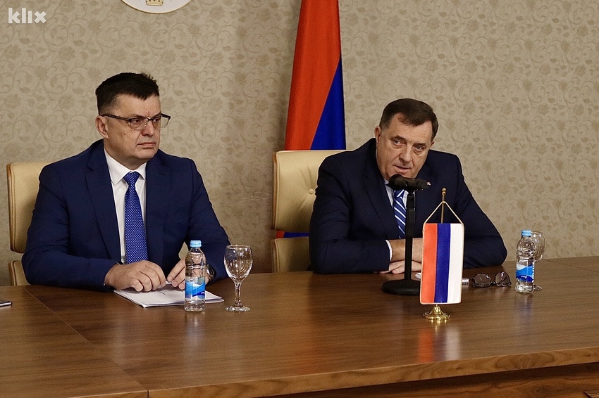 Zoran Tegeltija i Milorad Dodik (Foto: D. Ć./Klix.ba)
