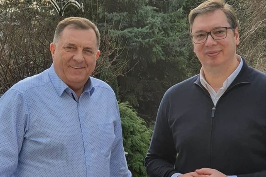 Dodik i Vučić (Foto: Instagram)