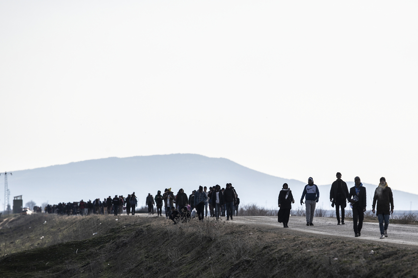 Migranti na granici Turske i Grčke (Foto: EPA-EFE)