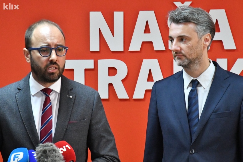 Damir Mašić (SDP) i Edin Forto (Naša stranka) (Foto: K. S./Klix.ba)