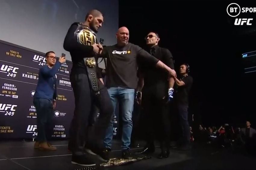 Foto: Screenshot (Nurmagomedov i Ferguson)