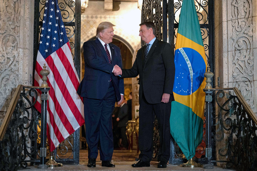 Donald Trump i Jair Bolsonaro (Foto: AFP)
