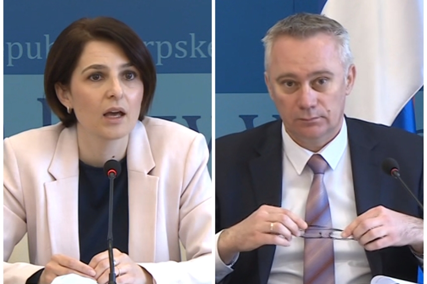 Suzana Gašić i Boris Pašalić (Foto: RTRS Screenshot)