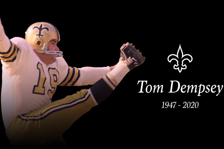 Foto: Twitter/New Orleans Saints (Tom Dempsey)