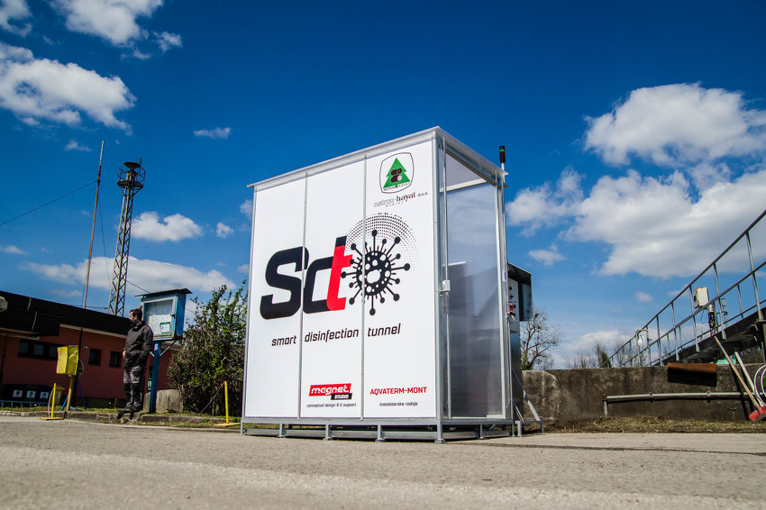 Dvije firme iz Maglaja konstruisale prvi pametni dezinfekcioni ...