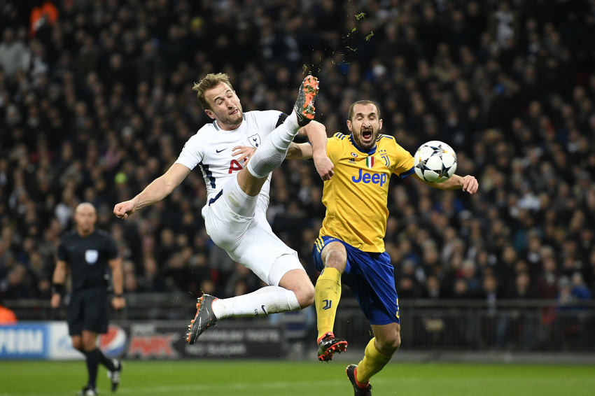 Harry Kane u duelu protiv Juventusa u okviru Lige prvaka (Foto: EPA-EFE)