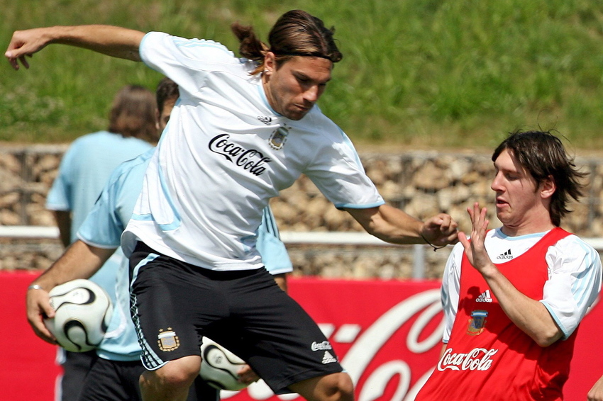 Roberto Ayala i Lionel Messi (Foto: EPA-EFE)