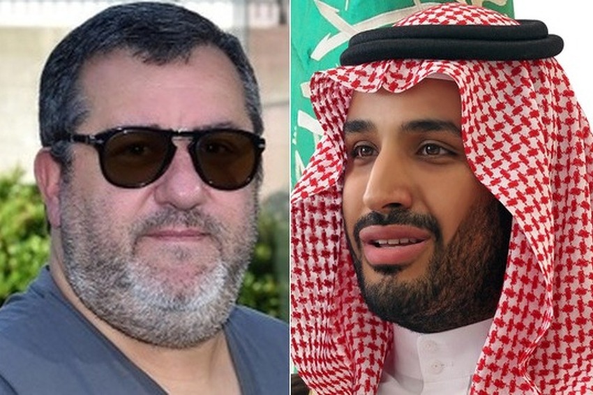 Mino Raiola i Mohammed bin Salman