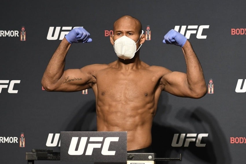 Jacare Souza na službenom vaganju (Foto: UFC)