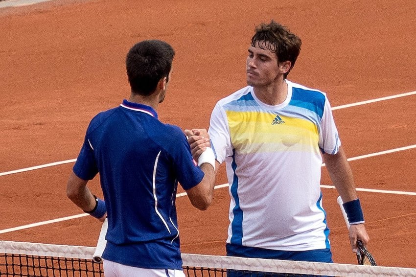 Guido Pella i Novak Đoković