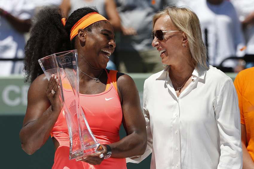 Serena Williams i Martina Navratilova (Foto: EPA-EFE)