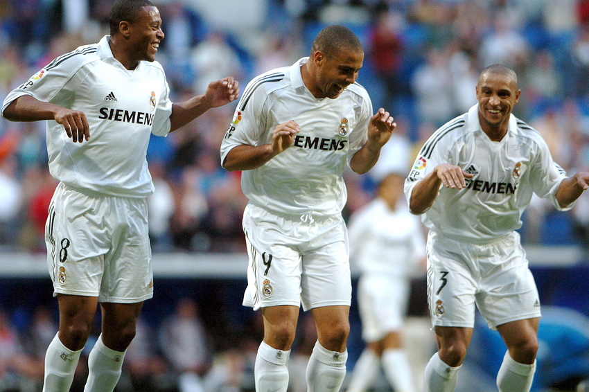 Julio Baptista, Ronaldo i Roberto Carlos (Foto: EPA-EFE)