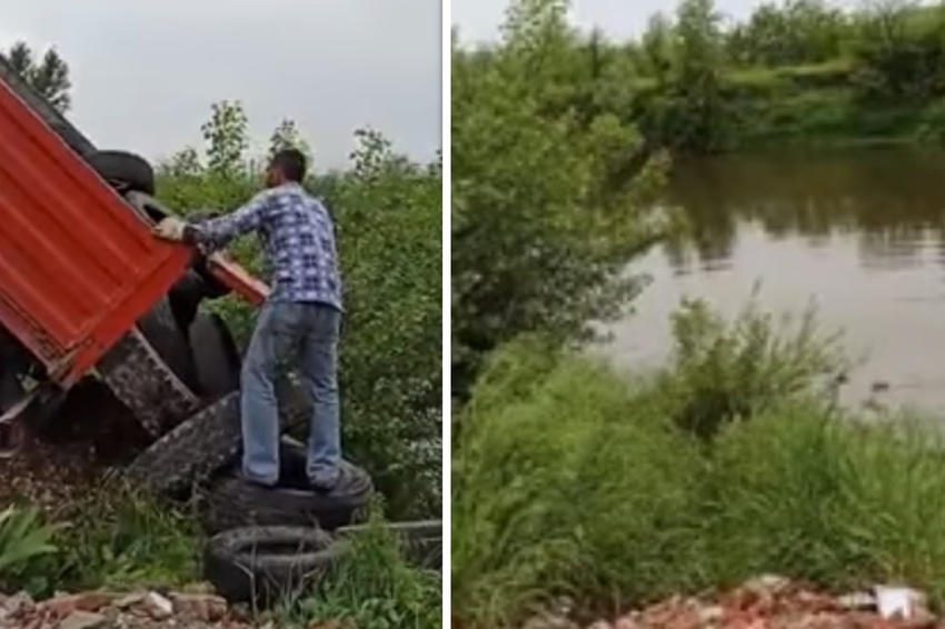 Nema kraja nemaru građana: Zabilježen novi snimak istovara guma u ...