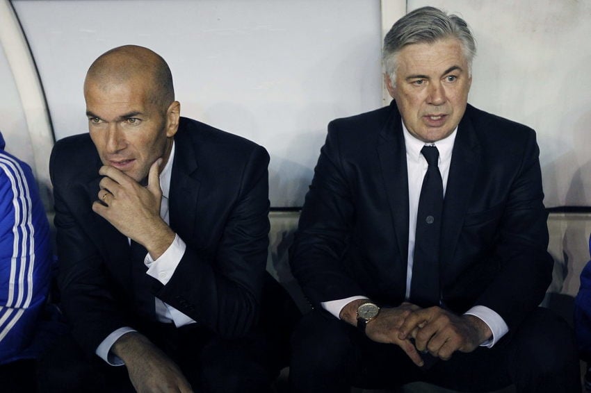 Zinedine Zidane i Carlo Ancelotti (Foto: EPA-EFE)