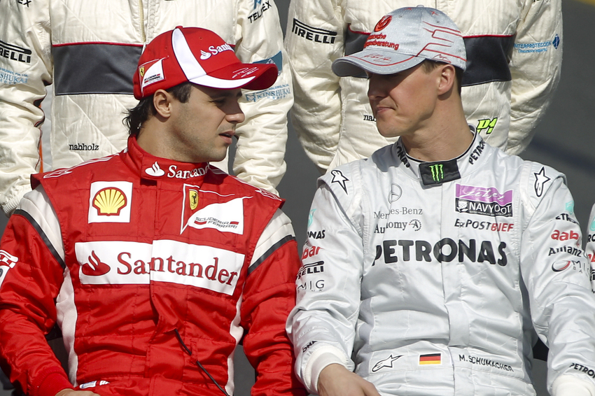 Massa i Schumacher (Foto: EPA-EFE)