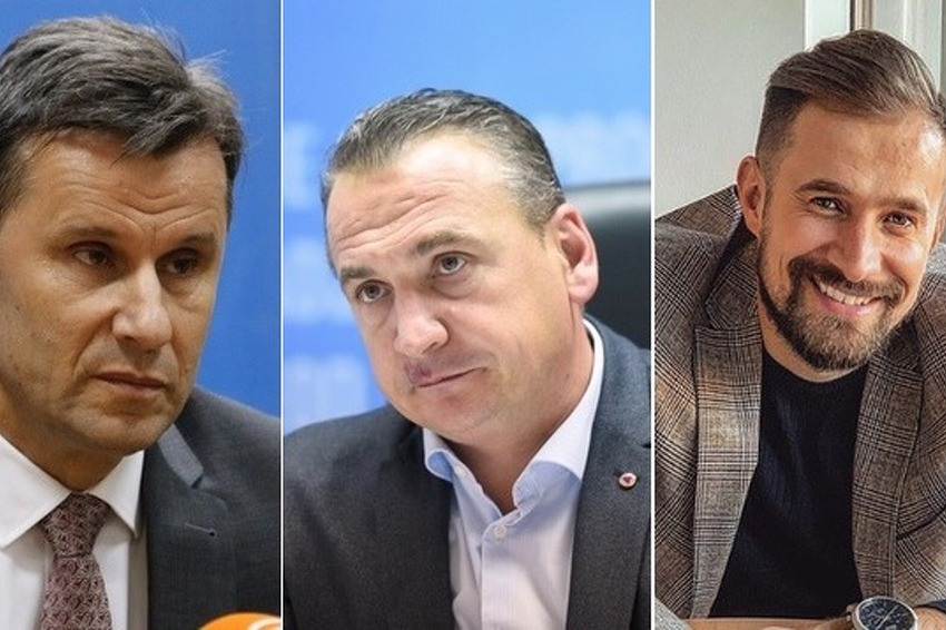 Fadil Novalić, Fahrudin Solak i Fikret Hodžić