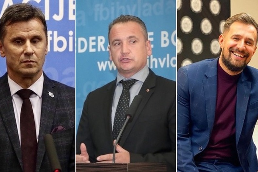 Fadil Novalić, Fahrudin Solak, Fikret Hodžić