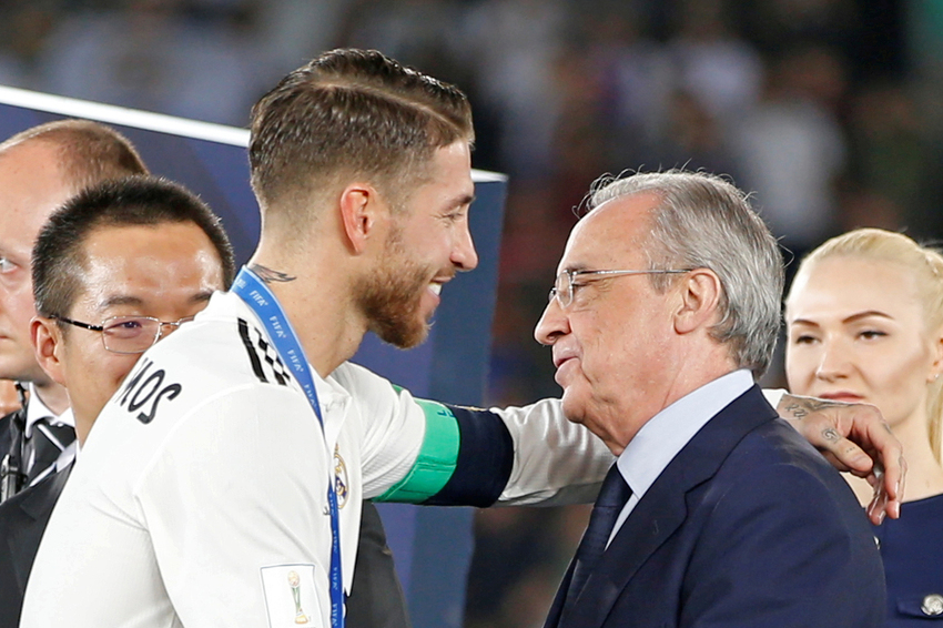 Sergio Ramos i Florentino Perez (Foto: EPA-EFE)